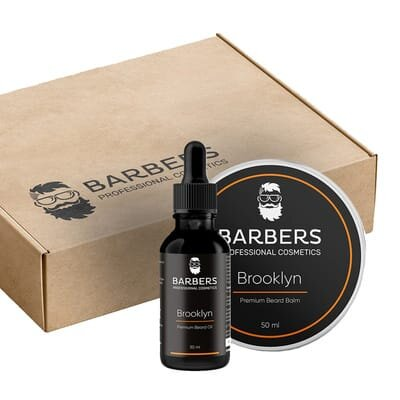 Набір Barbers Brooklyn для догляду за бородою, 80 мл