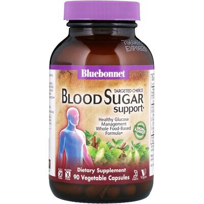 Контроль цукру в крові Bluebonnet Nutrition Targeted Choice Blood Sugar Support капсули №90
