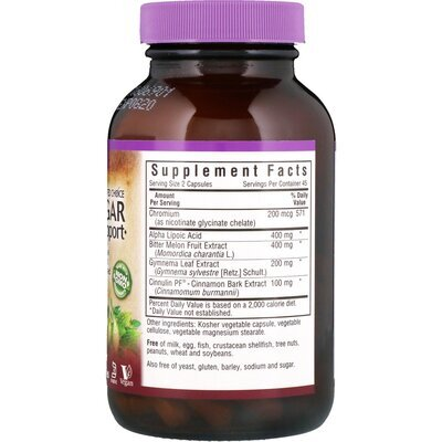 Контроль цукру в крові Bluebonnet Nutrition Targeted Choice Blood Sugar Support капсули №90