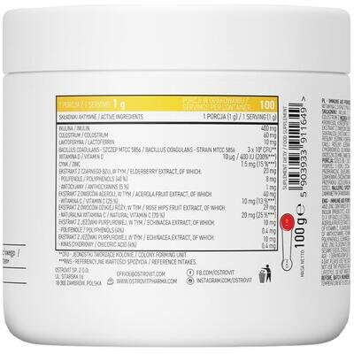 Комплекс для імунітету OstroVit Pharma Immune Aid Kids малина порошок, 100 г