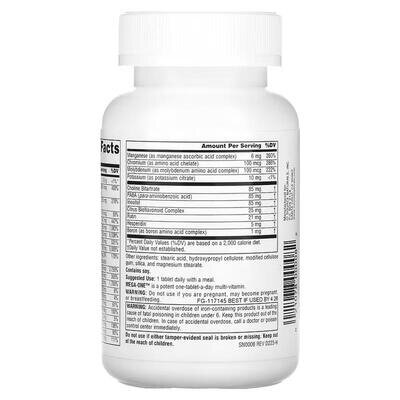 Мультивітаміни з мінералами Source Naturals Multi-Vitamin with Minerals, 60 таблеток