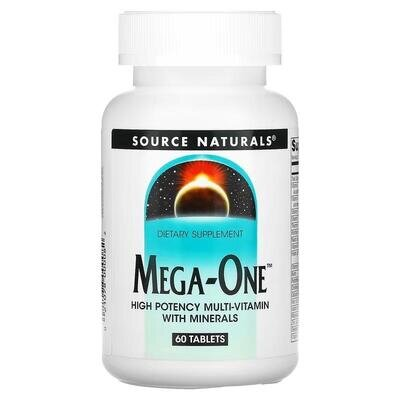 Мультивітаміни з мінералами Source Naturals Multi-Vitamin with Minerals, 60 таблеток