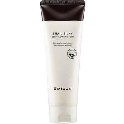 Пінка для обличчя очищуюча Mizon Snail Silky Deep з муцином равлика, 150 мл