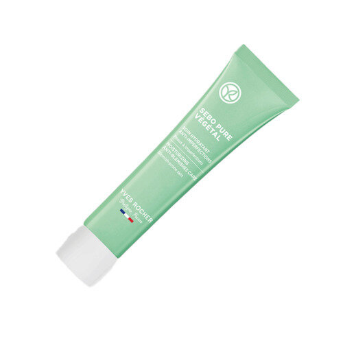 Крем для обличчя Yves Rocher Sebo Pure Vegetal Зволоження, для проблемної шкіри, 40 мл