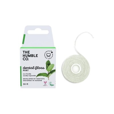 Зубна нитка-флос Humble зі смаком м'яти, 50 м