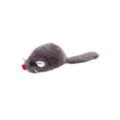 Іграшка для котів Trixie 4052 Плюшева миша сіра, 5 см