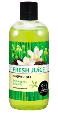 Крем-гель для душу Fresh Juice Lemongrass & Vanilla, 500 мл