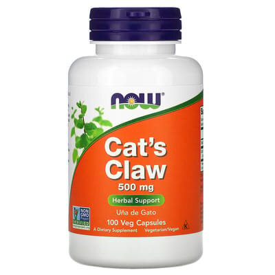Котячий кіготь NOW Cat's Claw 500 мг вег. капсули №100
