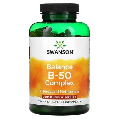 Вітаміни групи В-50 Swanson Balance B-50 Complex капсули №250