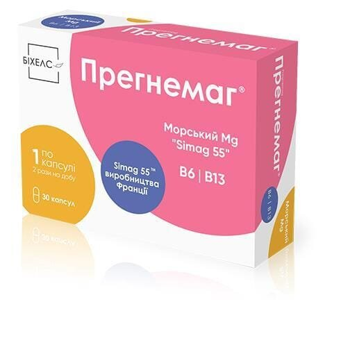 Прегнемаг капсули по 400 мг №30