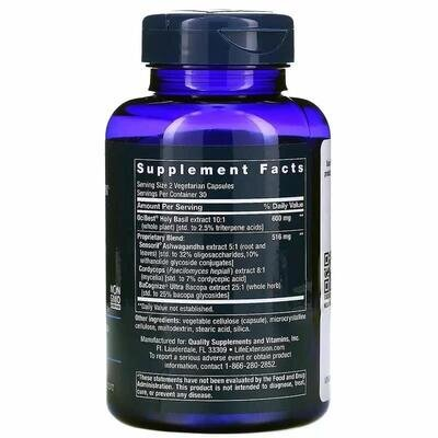 Підтримка наднирників Life Extension Adrenal Energy Formula веганські капсули №60