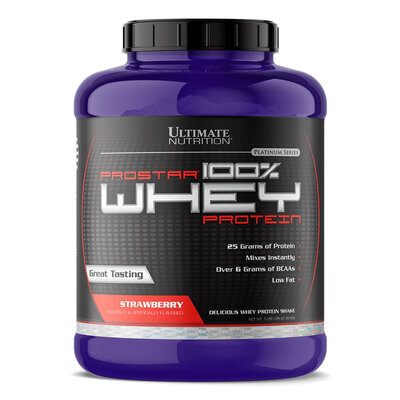 Протеїн Ultimate Nutrition Prostar Whey сироватковий, полуниця, 2390 г