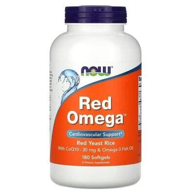 Червона Омега NOW Red Omega Fish Oil м'які капсули №180