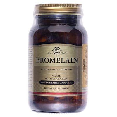 Бромелайн Solgar Bromelain вег. капсули №60