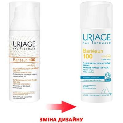 Флюїд сонцезахисний Uriage Bariesun 100 SPF50+ з екстремальним захистом, 50 мл