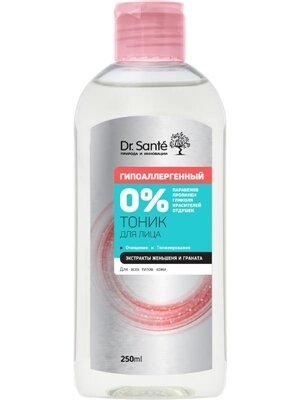 Тонік Dr.Sante 0% з екстрактом женьшеню і граната, 250 мл