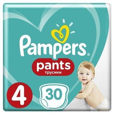 Підгузки-трусики Pampers Pants дитячі розмір 4, 9-15 кг, 30 шт