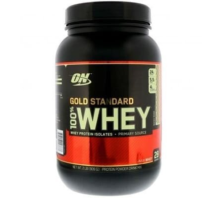 Протеїн Optimum Nutrition Gold Standard 100% Whey, рокі роуд, 909 г