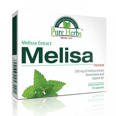 Дієтична добавка для нервової системи Olimp Melissa Premium, 30 капсул