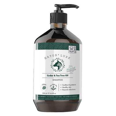 Шампунь M-Pets Natur'Luxe Cedar and Tea Tree Oil для собак усіх порід з олією кедра та чайного дерева, 500 мл