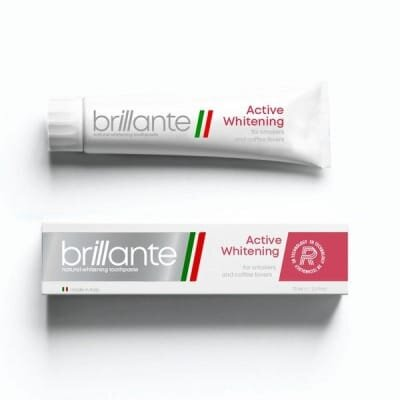 Зубна паста Brillante Active Whitening для курців і цінителів кави, 75 мл