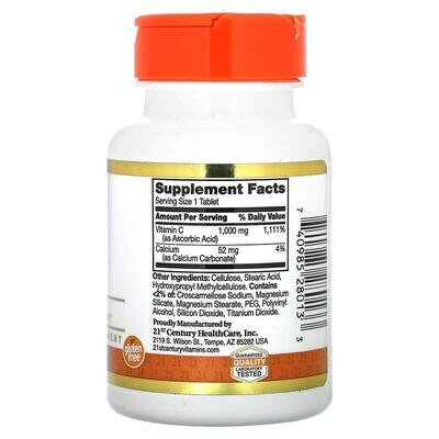 Вітамін С 21st Century Vitamin С 1000 мг, 60 таблеток