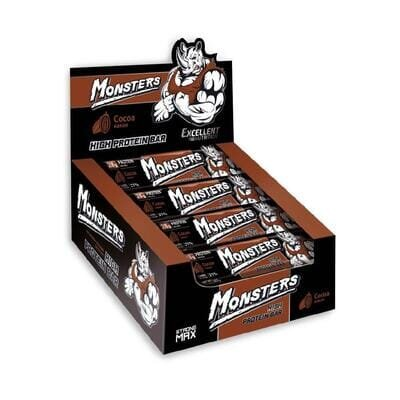 Батончик протеїновий Monsters High Protein Bar з какао, 20 штук по 80 г
