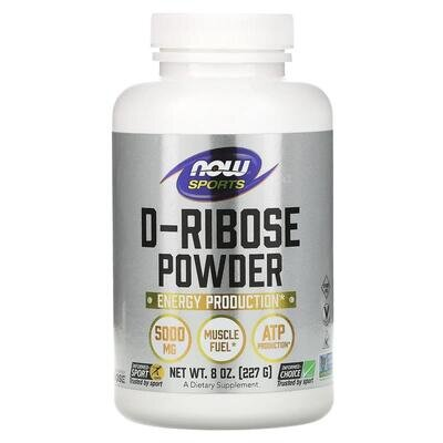 Д-рибоза NOW Sports D-Ribose порошок, 227 г