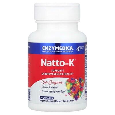 Наттокіназа Enzymedica Natto-K, 30 капсул