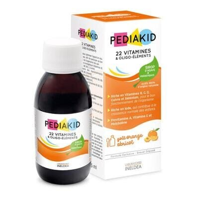 Педіакід PEDIAKID 22 Vitamines & Oligo-Elements сироп для здорового фізичного розвитку: 22 вітаміни і оліго- елемента, 125 мл