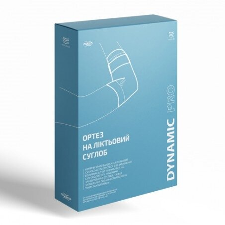 Ортез на ліктьовий суглоб Nosco dynamic PRO 120903, чорний, розмір L
