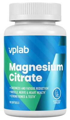 Магнію цитрат VPLab Magnesium Сitrate м'які гелеві капсули №90