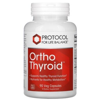 Підтримка щитовидної залози Protocol for Life Balance Ortho Thyroid, 90 капсул