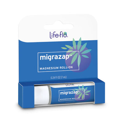 Аплікатор кульковий з магнієм Life Flo Migrazap Magnesium Roll-On, 7 мл