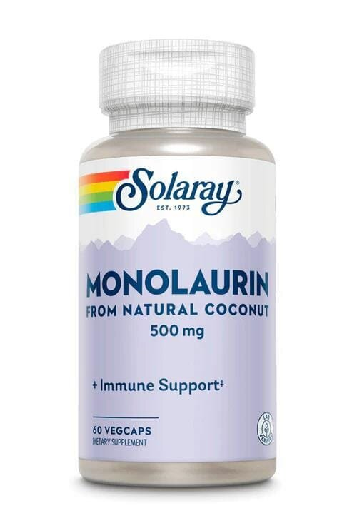 Монолаурін Solaray Monolaurin 500 мг, 60 капсул