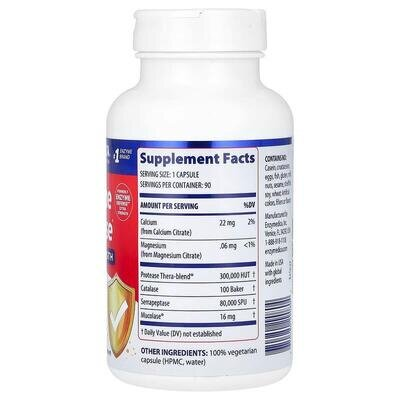 Імунний захист Enzymedica Immune Defense Extra Strength з протеолітичними ферментами, 90 капсул