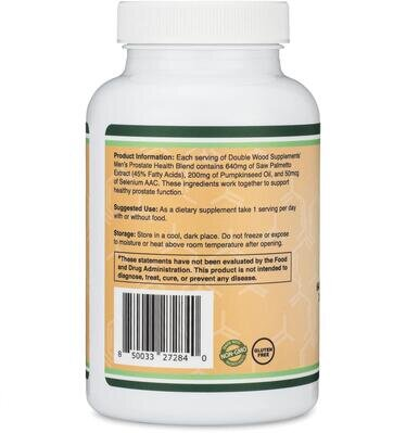 Підтримка простати Double Wood Prostate Support Supplement, 120 капсул