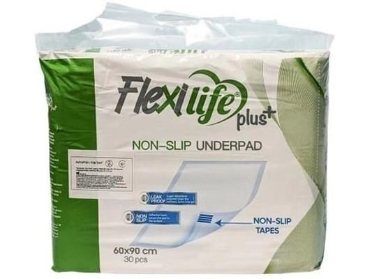 Пелюшки Flexi Life Plus одноразові гігієнічні поглинаючі 60 х 90 см, 30 шт