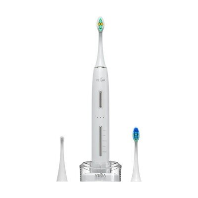 Електрична зубна щітка Vega VT-800B Sonic Smart Vega Pro звукова, біла