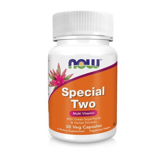 Мультивітаміни NOW Special Two вег. капсули №30