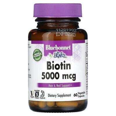 Біотин 5000 мкг Bluebonnet Nutrition капсули №60