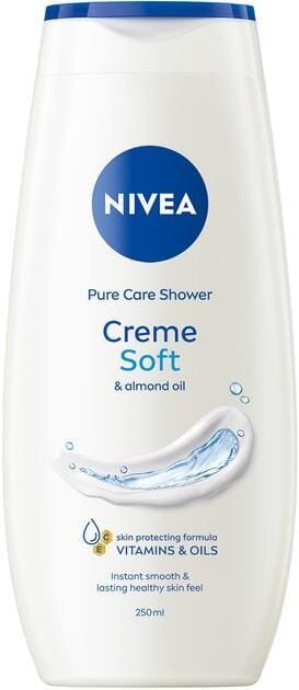 Гель для душу Nivea Крем Софт і мигдалева олія, 250 мл