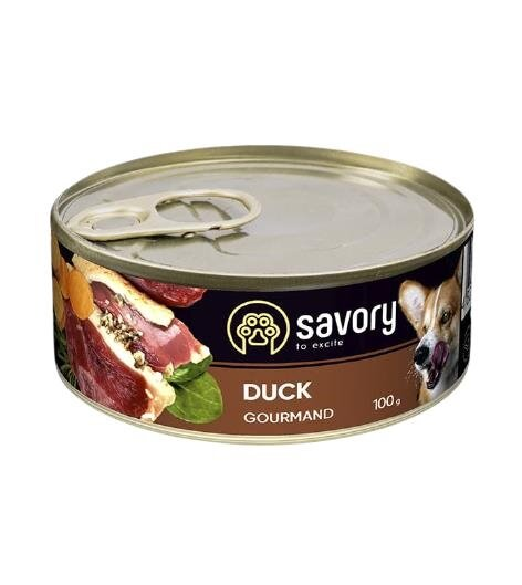 Корм вологий для дорослих собак Savory 30457 з качкою, 100 г