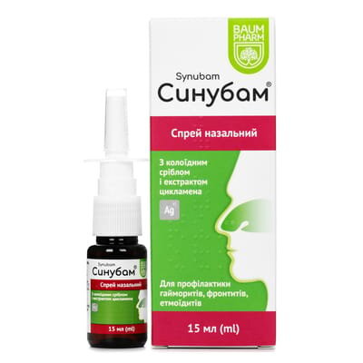 Синубам Baum Pharm спрей назальний по 15 мл у флак.