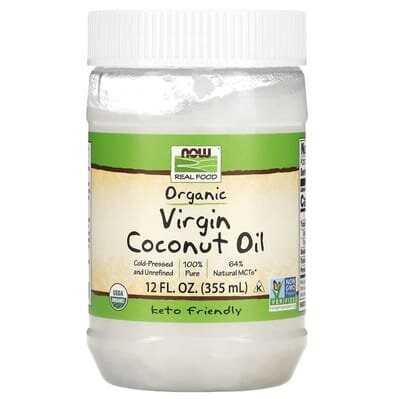 Кокосова олія NOW Real Food Virgin Coconut Oil, 355 мл
