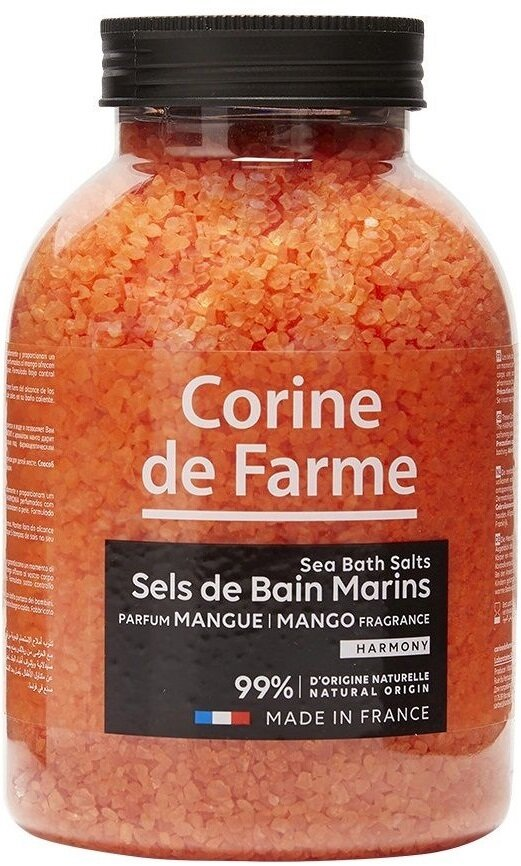 Сіль морська для ванн Corine De Farme Манго, 1,3 кг
