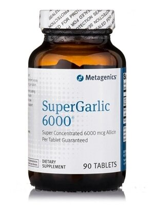 СуперГарлік Metagenics SuperGarlic 6000 таблетки по 0.98 г №90 у бан. скл.