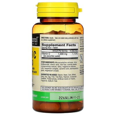 Вітамін C 1000 мг Mason Natural Vitamin C, 90 таблеток