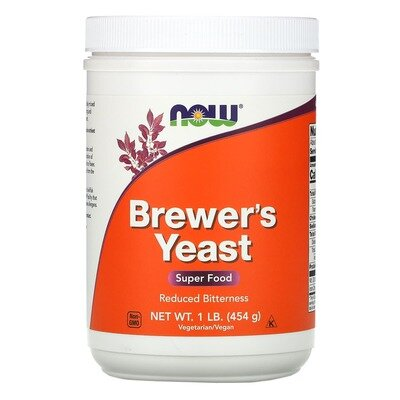 Пивні дріжджі NOW Brewer's Yeast порошок, 454 г