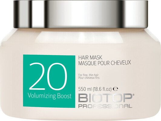 Маска для волосся Biotop 20 Volumizing Boost для надання об'єму, 550 мл